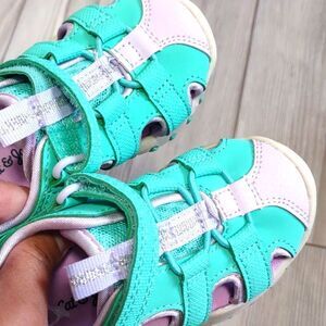 (73-4093)  🔥3/$20🔥  Cat & Jack Green Teri Toddler Size 10